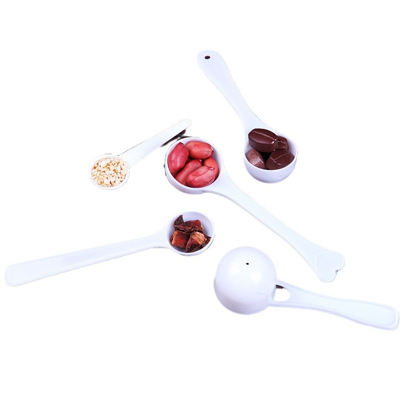 Factory wholesale plastic measuring spoon 1g3g5g multi-specification milk powder spoon with ml scale quantitative spoon can be set LOGO