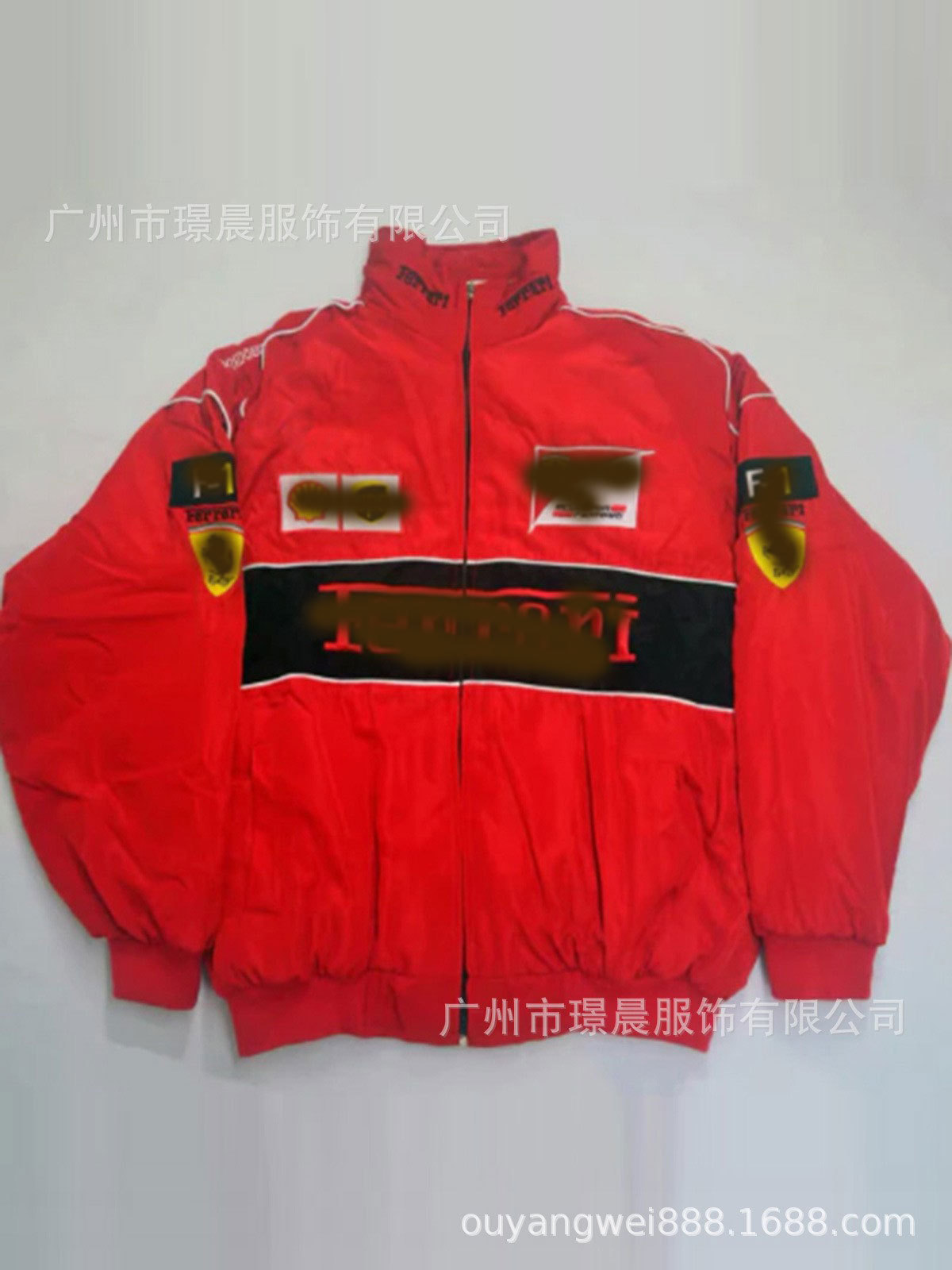 Amazon Foreign Trade Women's 2021 Winter New Cross-Border Popular Printed Casual Loose Long-Sleeved Stand Collar Short Jacket