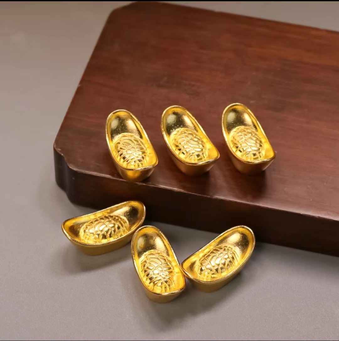 Имитация латуни креативные домашние украшения сплав маленький слиток