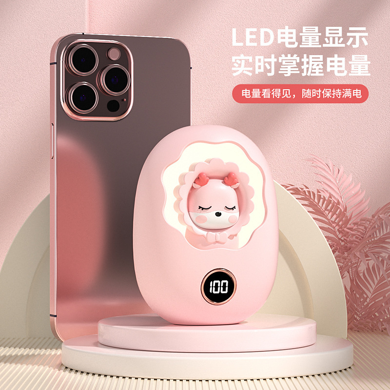 Hand Warmer New 2025 Winter Hand Warmer Rechargeable Two-In-One Portable Baby Warmer Five-Speed Warm Handbag