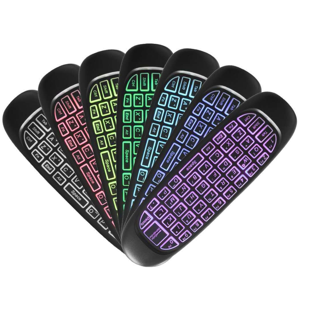 Air flying squirrel C120 backlit voice keyboard remote control wireless air flying squirrel mini keypad mouse