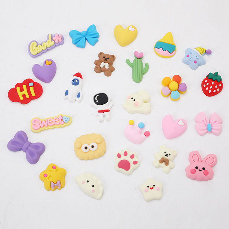 Water Cup 3D Three-dimensional Sticker Soft Adhesive Sticker Resin Cartoon diy Mobile Phone Shell Cute Traceless Glue Thermos Cup Refrigerator Sticker