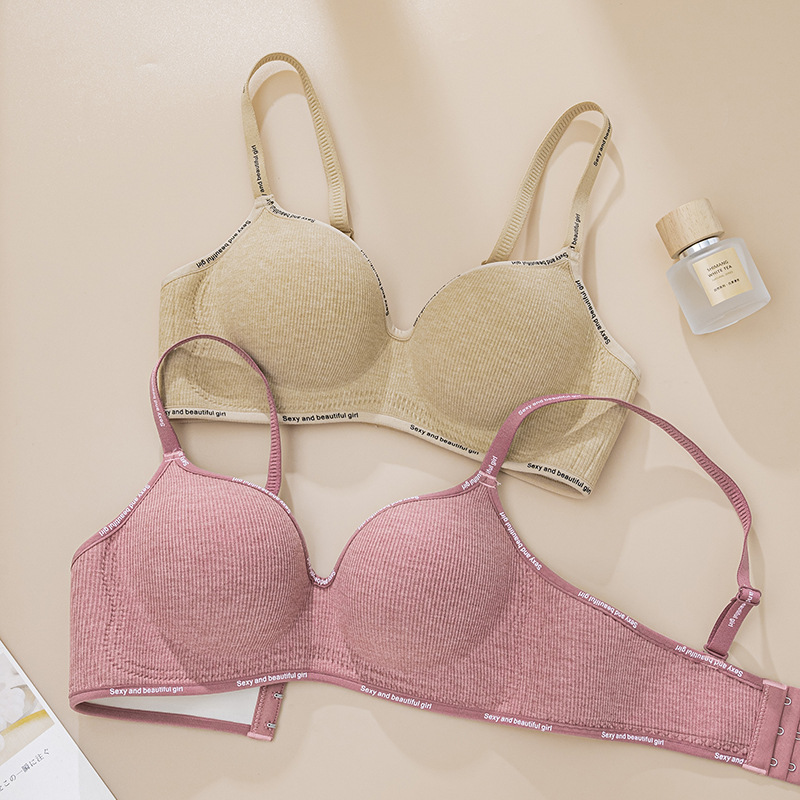 Бюстгальтер для женщин, сборный, маленькая грудь, мягкая поддержка, антисаггинг, без стальных колец