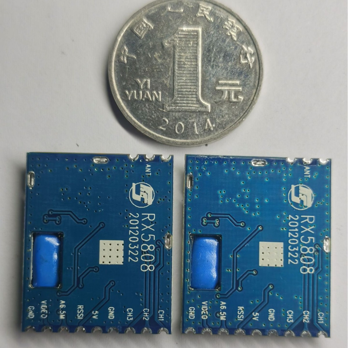 Rx5808 Factory Direct Sales 4.9g 5.8g 6.0g Drone Audio and Video Receiving Module Spi Mode