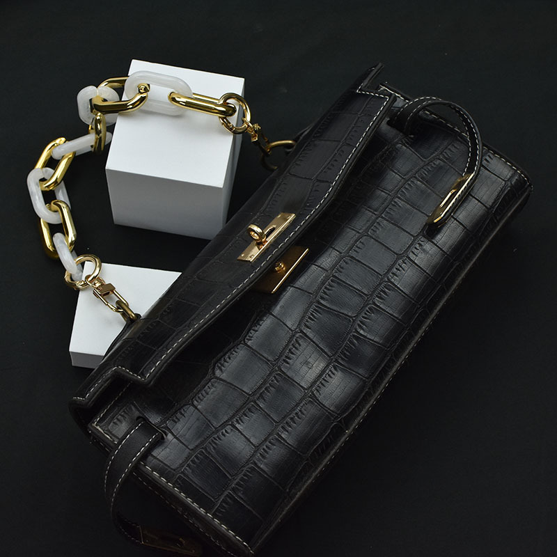 DIY30cm portable acrylic chain decorative chain can be customized length multi-color optional bag chain