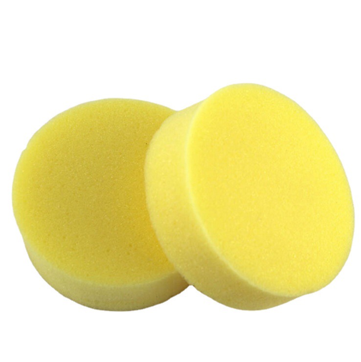Manufacturer Shipped, Strong and Durable, High-Density Yellow Round Sponge, Car Wash and Waxing Sponge