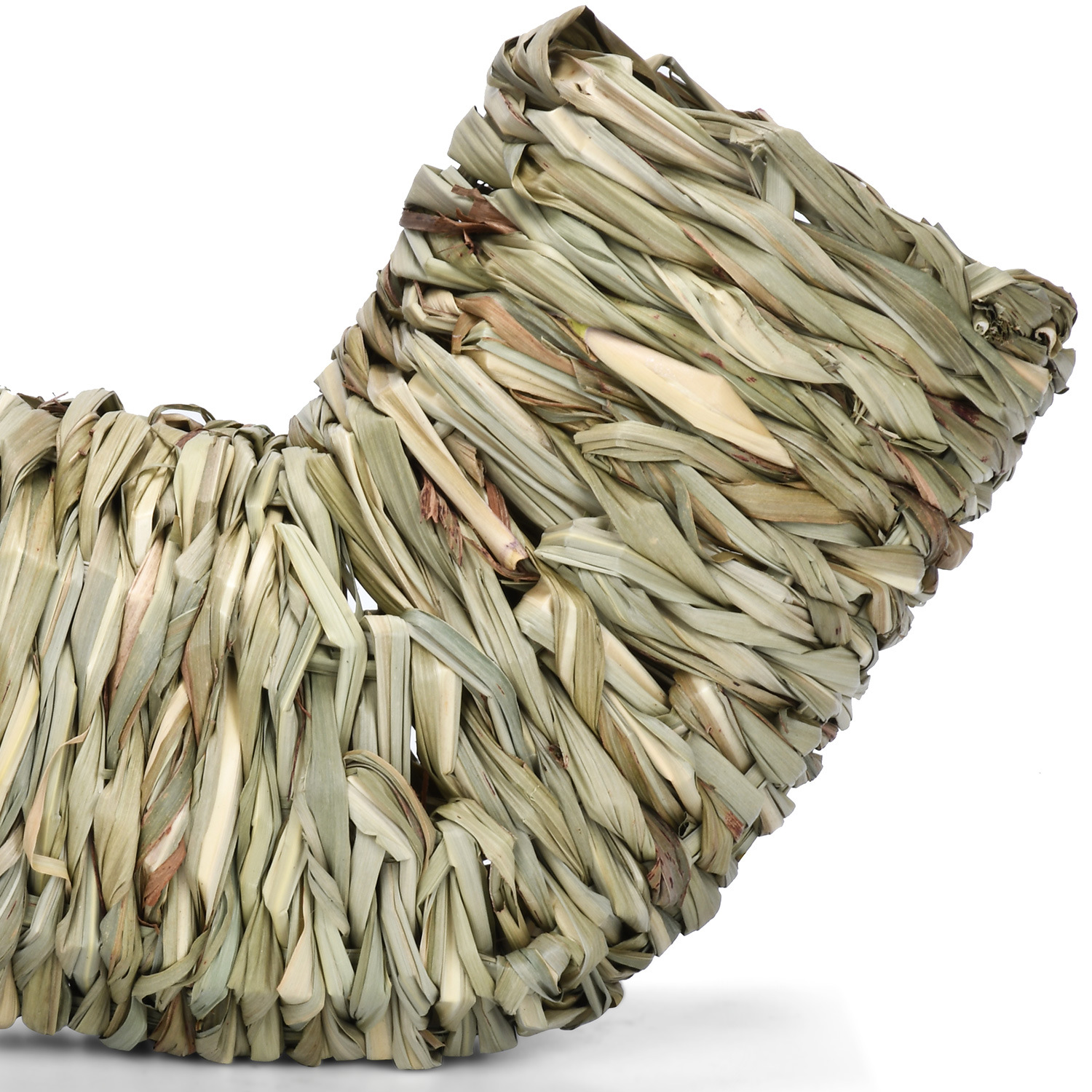 New Exotic Pet Straw Passage Chinchilla Golden Bear Hedgehog Shelter House Hamster Guinea Pig Natural Landscaping Toys and Supplies