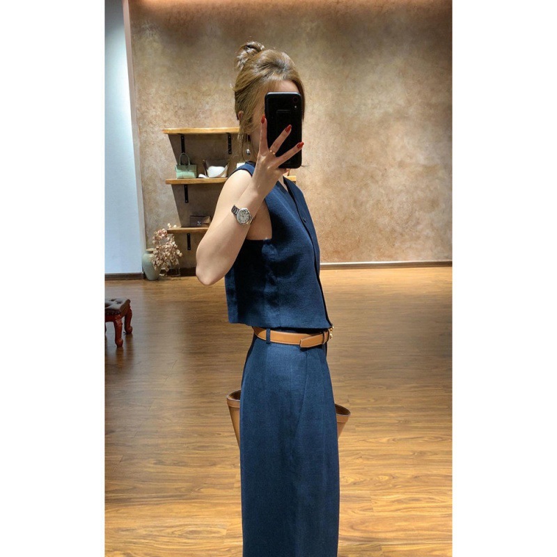 2025 summer small wear a set of lively age-reducing fashion high-end feeling small style vest suit