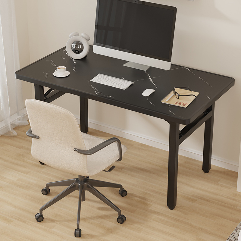 Double-Layer Folding Table Frame for Home Computer Desks, Simple Training Tables, Conference Long Table Frame, Simple Folding Table Leg Frame Wholesale