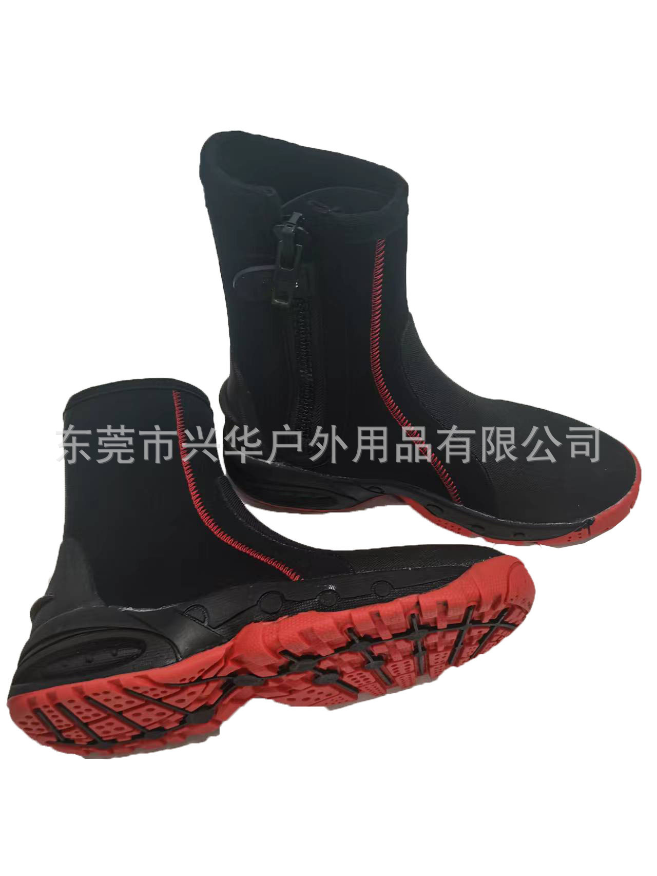 Spot Rescue Orange Wave Sole Diving Boots Non-slip Wear-resistant Rescue Tracing Shoes Diving Flippers Diving 5mm Diving