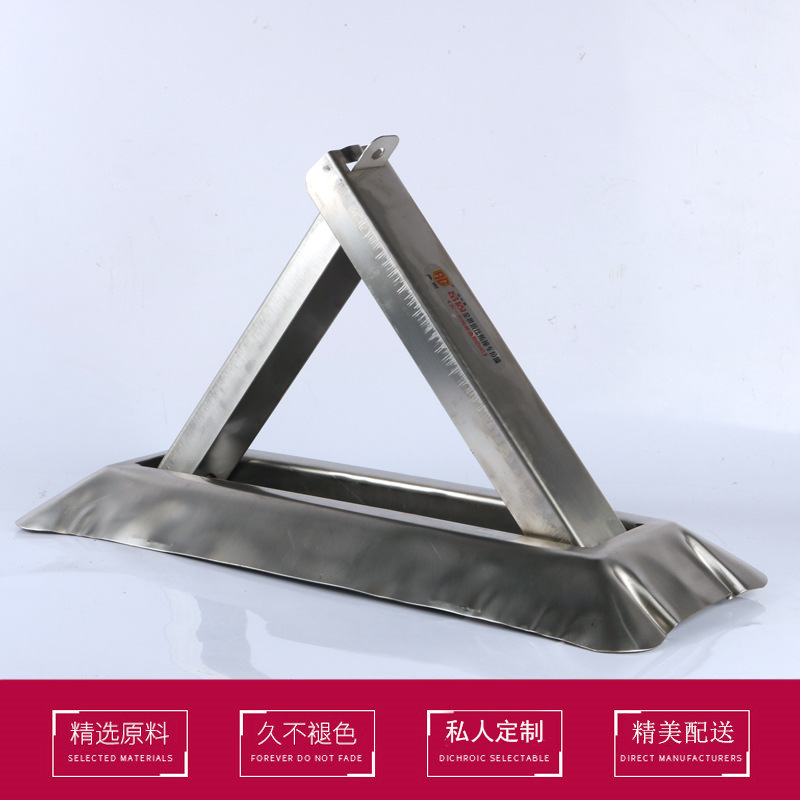 Ground Lock Parking Space Lock Triangle Car Parking Space Lock Garage Parking Pile Thickeneded Anti-Collision Space Car Stopper Stainless Steel