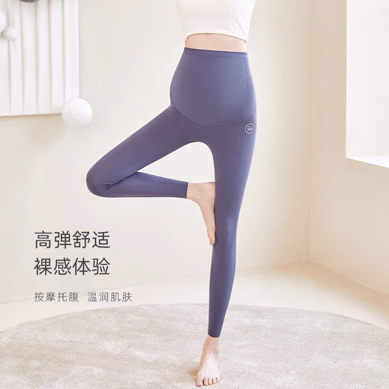 Оптовая продажа брюки для беременных облачный эффект весна тонкие брюки из акульей кожи леггинсы Барби