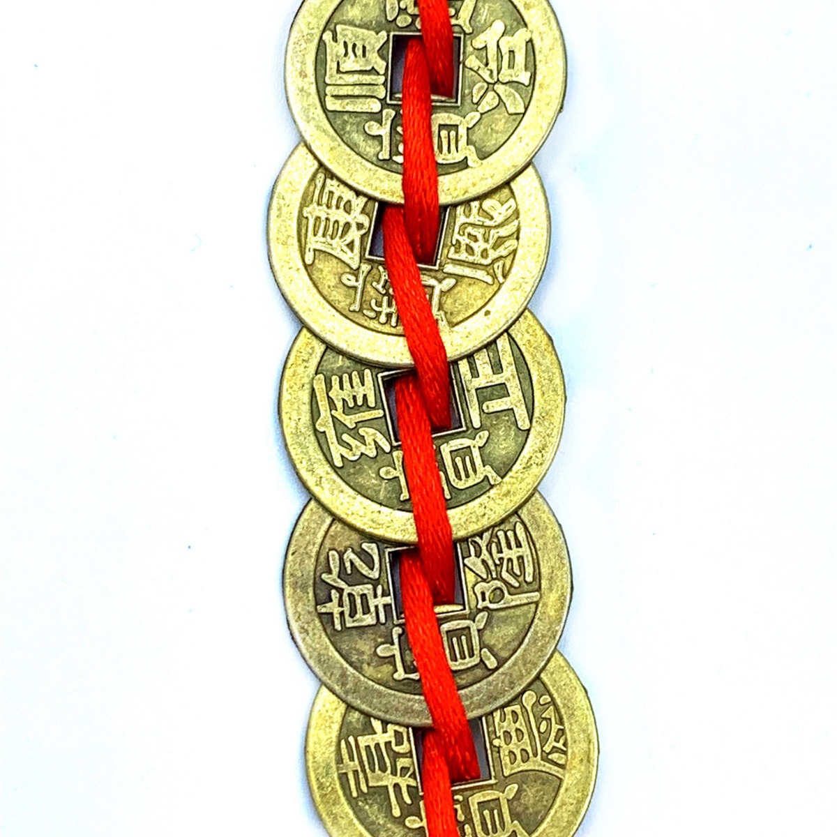 Factory direct supply five Emperor copper string grab Zhou boutique knot ancient coin pendant home doors and windows car pendant