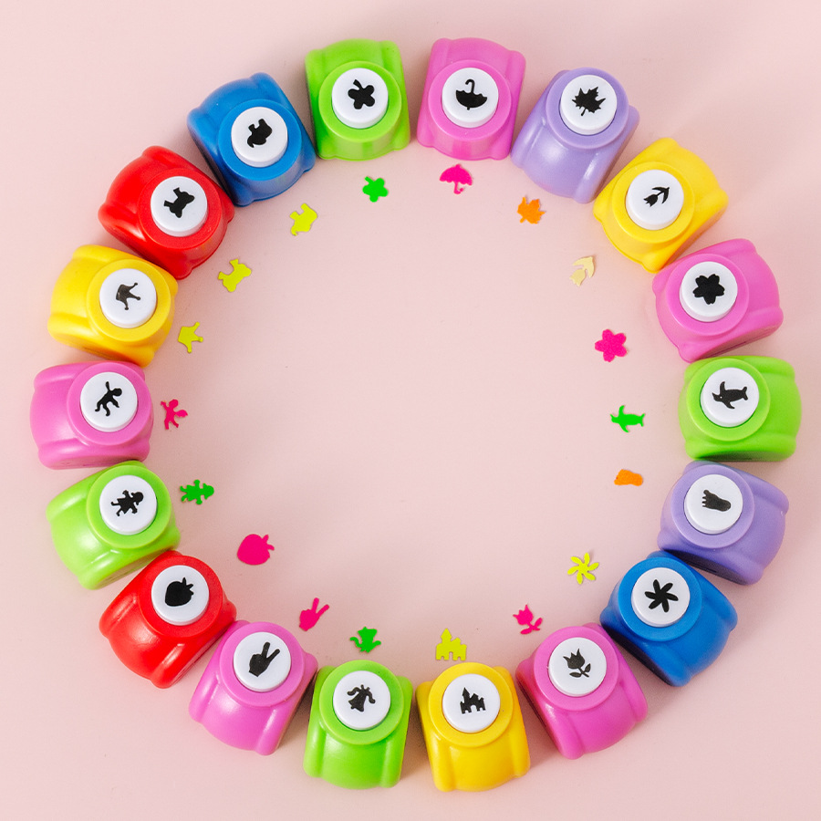 40 small flower puncher diy photo album creative embossing children's puzzle flower puncher Amazon