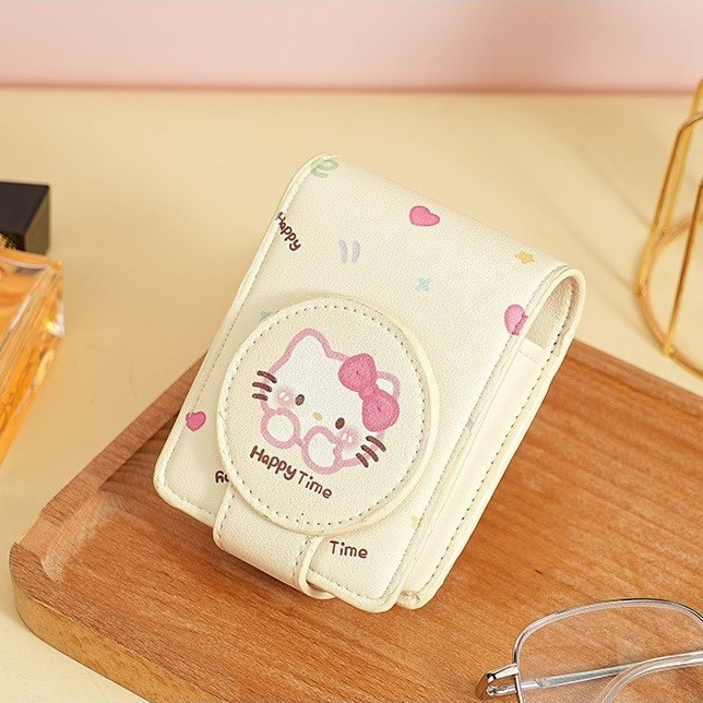 новая мини-сумка Hello Kitty с зеркалом, сумка для хранения макияжа