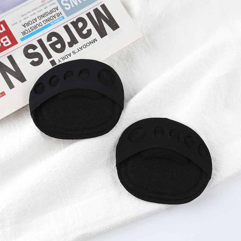 Ice Silk elastic five-finger socks massage pad high heel shoes socks half Palm socks invisible boat Socks sandals toe socks wholesale