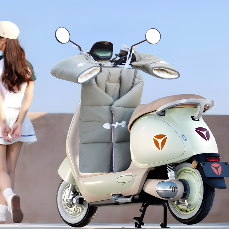 Прямые продажи фабрики, зимний чехол для лобового стекла электрического автомобиля, бархатный, теплый, малый, для аккумуляторного мотоцикла