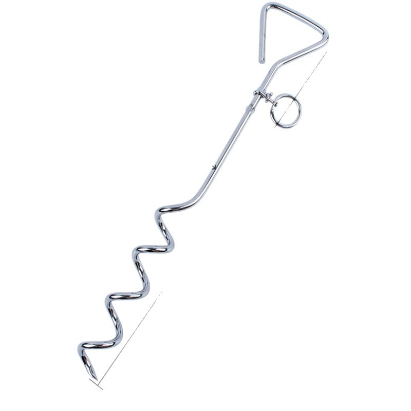 Manufacturers specializing in the production of all kinds of metal products outdoor products dog walking spiral ground piles cross-border hot field dog piles