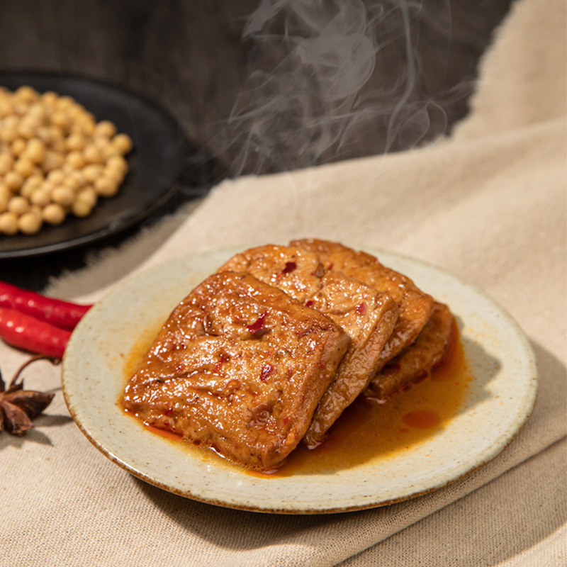 [Three Squirrels Tofu 120 g/Bag] Spicy Spicy Dried Bean Curd with Xishi Xiaomei Snacks