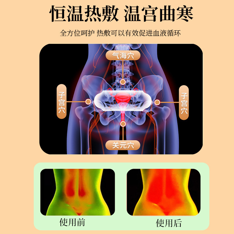 Warm Patches, Extra-Long-Lasting Heat, Mugwort Patches, Ginger and Motherwort Body Warming Patches, Wholesale Self-Heating Belly Warming Patches, Warm Baby Patches