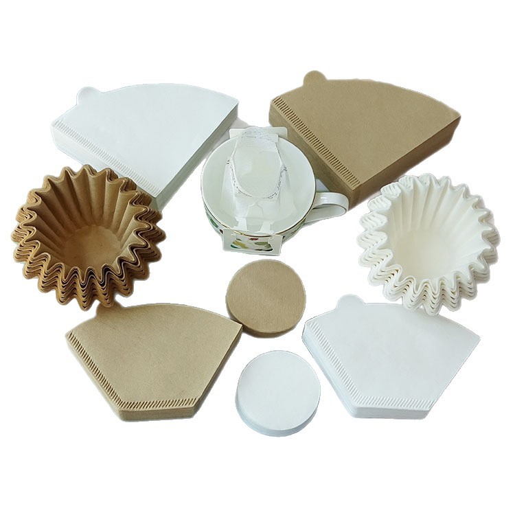 Hand-made coffee filter paper hanging ear filter bag cone filter cup V60 coffee powder filter paper coffee machine filter pot filter paper