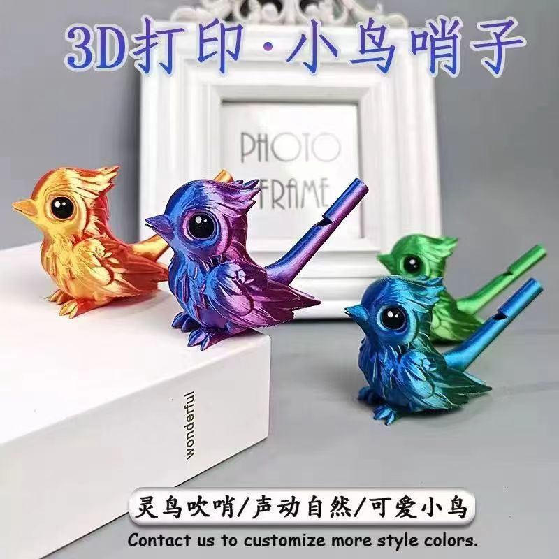 3D Printed Bird Whistle New Water Bird Whistle Kidsren's Toy Vocal Pronunciation Training Quick Learning Bird Whistle