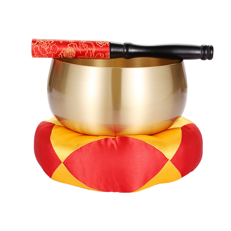 Bronze Chime Brass Dharma Music Vassel Psalms Bowl Tone Bowl Buddhist Tools Household Bronze Dental Pot Meditation Pot Meditation Pot Meditation Pot