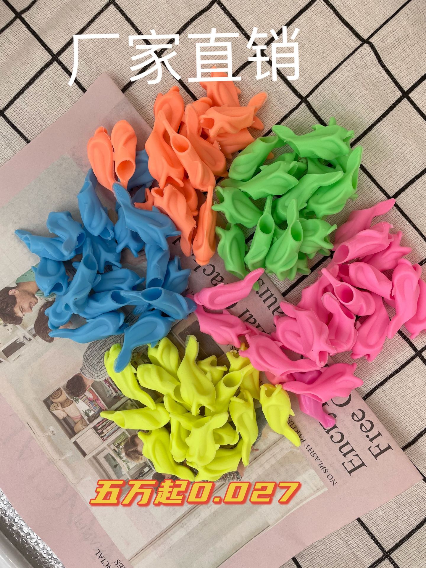 Силиконовый держатель для ручки рыбы, экологически чистый, для детей, студентов, корректор