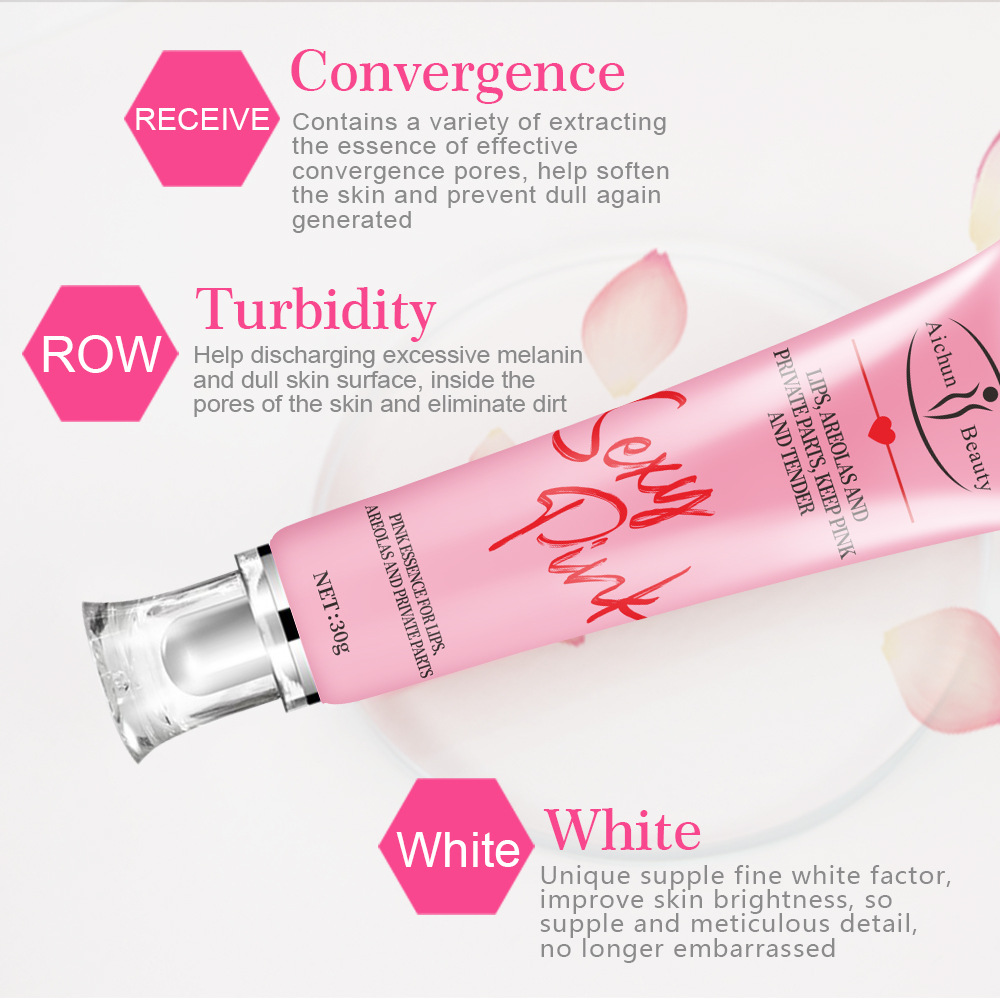 Cross-Border Aichun Tender Red Pigment Female Areola Lip Body Brightening Essence Gel Private Pink