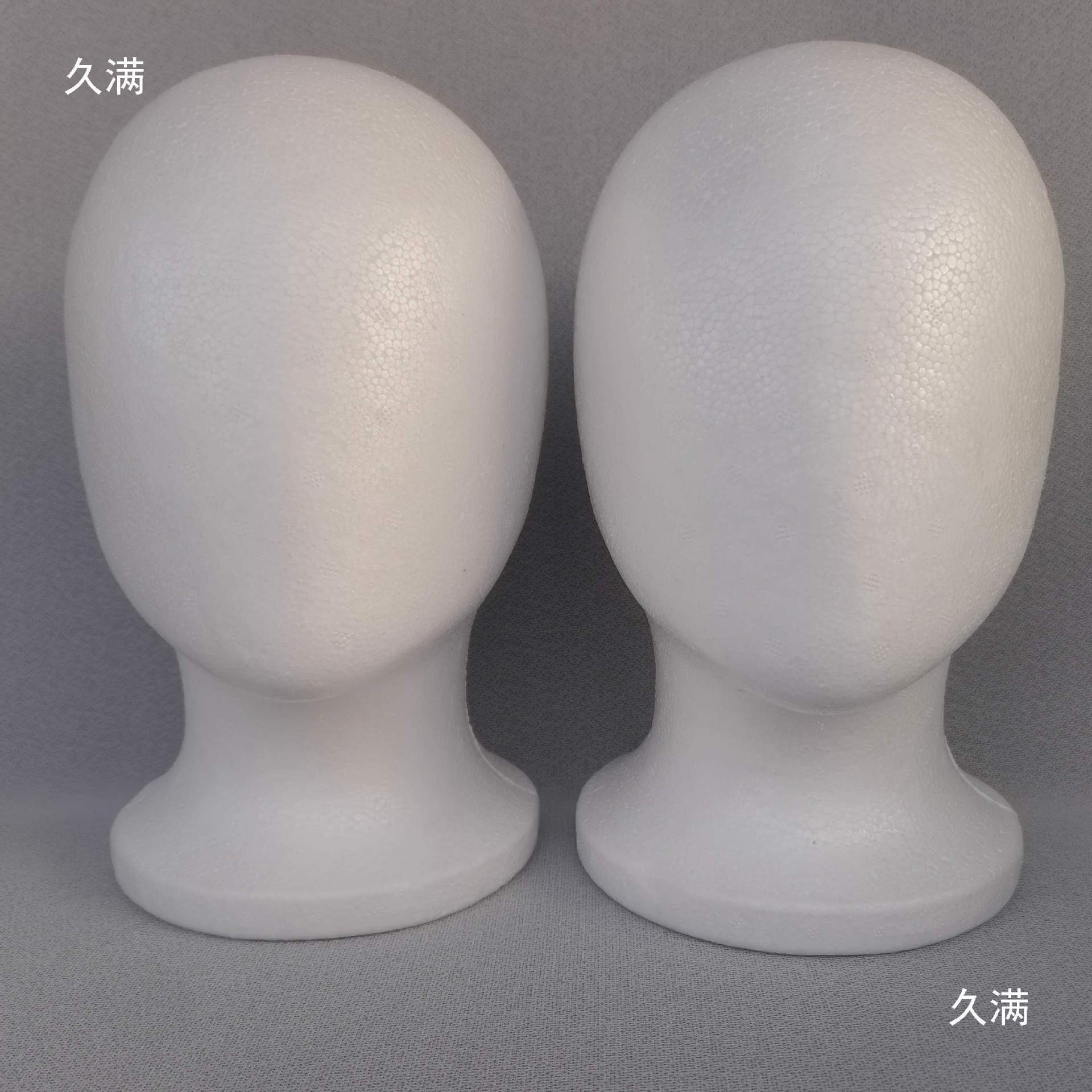 Foam Head Mold for Styling Large Head Circumference Without Face, Cosplay Wig Display Stand Model Head Trimming