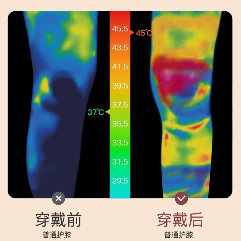 De Velvet Knee Cover Warm Old Cold Legs Women Men's Elderly Joint Fever Autumn and Winter Cold-proof Leg Cover Longer