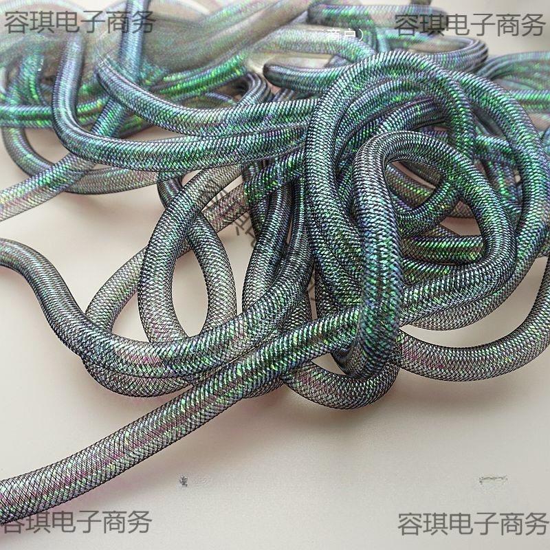 Styling Mesh Pipe Mesh Fabric Fantasy Headwear Hollow Material Twisted Elastic Accessories Mesh Handmade Elastic Others