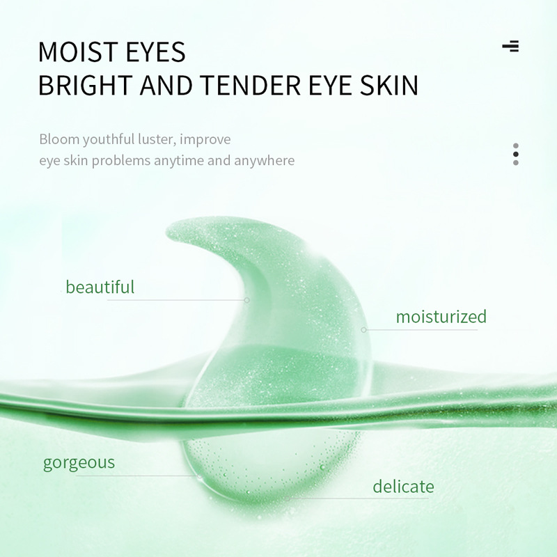 Cross-Border Eye Mask 7.5G/Pair Aloe Vera Hydrating Eye Mask Sheet Export Skin Care Product Manufacturer Wholesale Oem/Odm