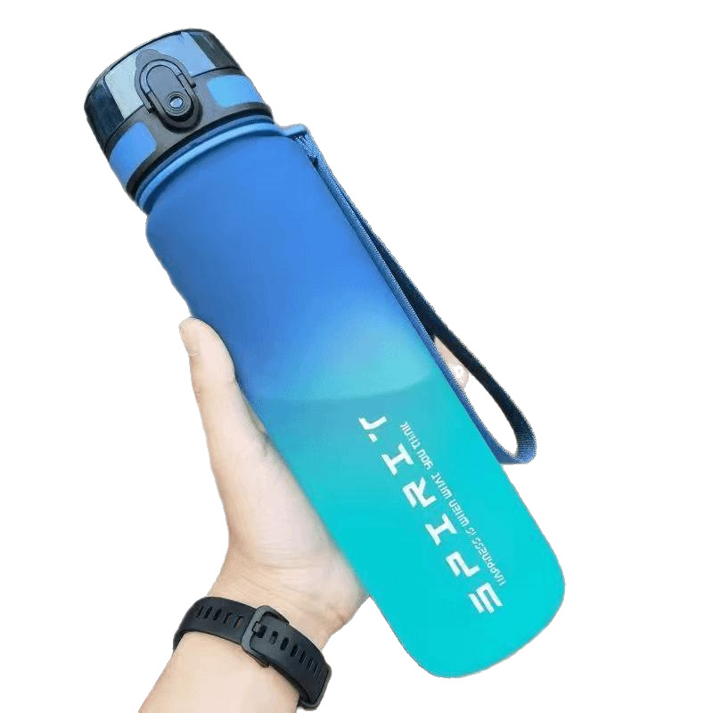 Sports Cup 2025 New Fitness Student Edition Men and Women High Color Value Summer Plastic Large Capacity Cup D