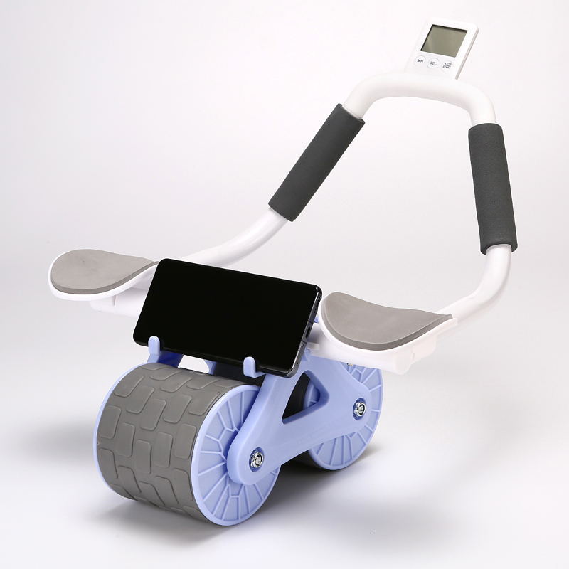 New Multifunctional Abdominal Wheel, Automatic Rebound Abdominal Curling Wheel, Abdominal Muscle Training Tool, Elbow Support, Fitness Sports Factory Direct Sale