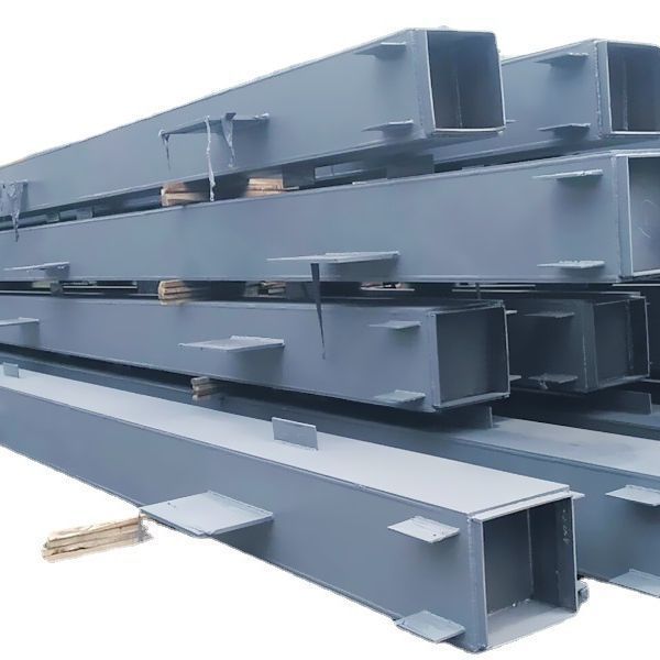 Box Column Q235B Welded Steel Lattice Steel Structure Manufacturer Processing Box Column Steel Structure H-Shaped Steel Box Column