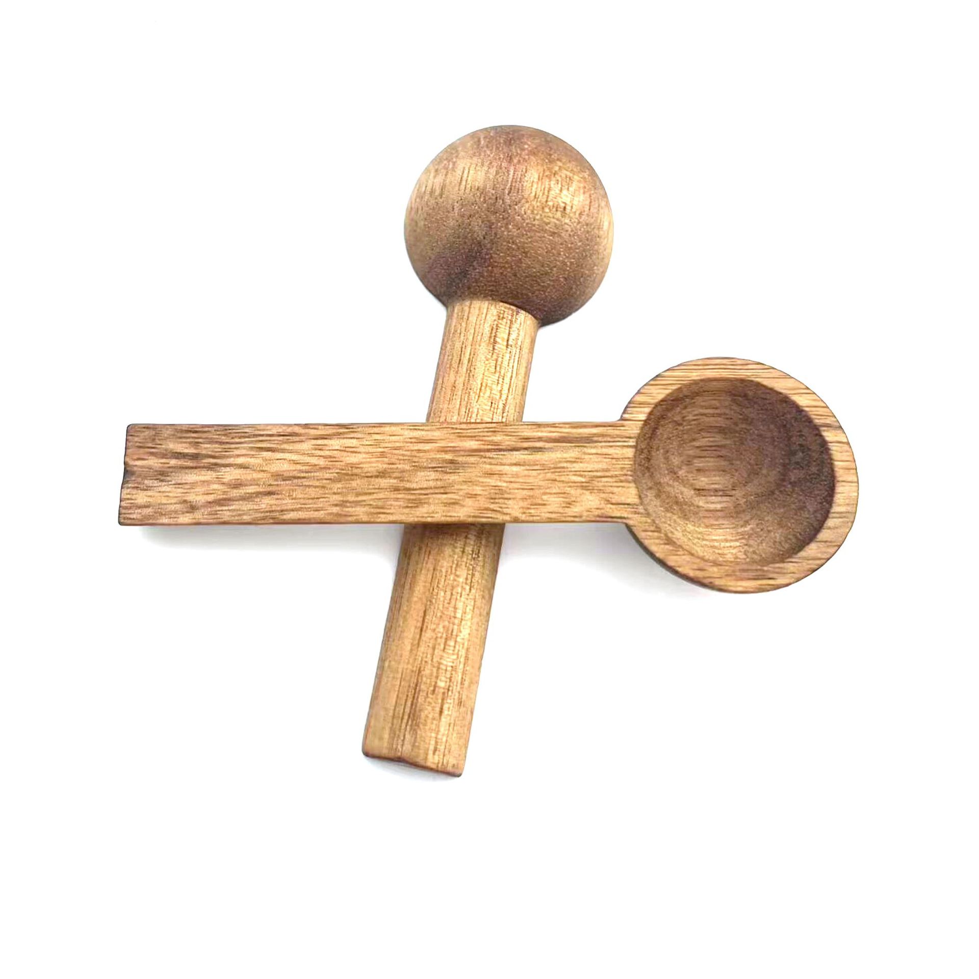 Acacia wooden spoon solid wood spoon beech spoon measuring spoon seasoning spoon salt spoon wooden spoon glass bottle wooden spoon bath salt spoon direct supply