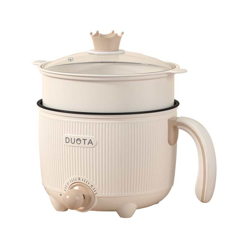 Electric Cooking Pot Student Dormitory Cooking Noodle Pot Multi-functional Rice Cooker Household Small Electric Pot Small Cooking Frying Pot