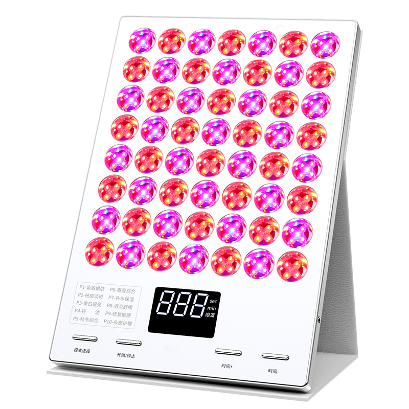 Large Panel Light Beauty Instrument Firming Phototherapy Mask Red Light Whitening Acne Removal Photon Rejuvenation Device Multi-Spectrum Mask
