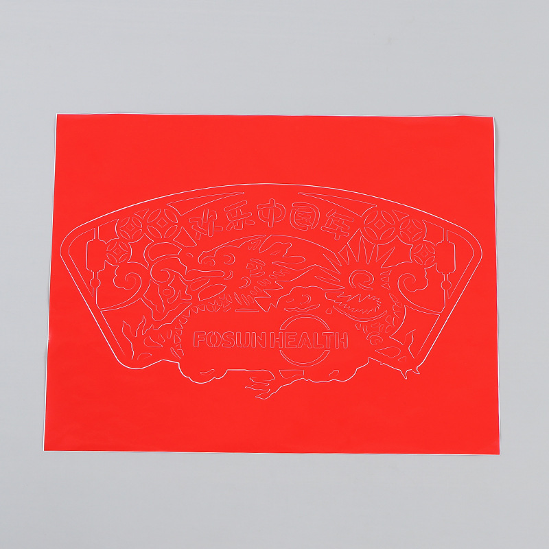 Fortune Character Window Stickers Decorative Glass Stickers Pvc Hollow Window Stickers Static Stickers Can Be Printed with Logo Wholesale