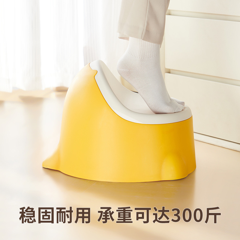 [Liangshe Original] Household Small Stool, Living Room, Kidsren's Accessible Luxury Shoe Changing Stool, Low Stool, Dinosaur Bench with Strong Bearing Capacity