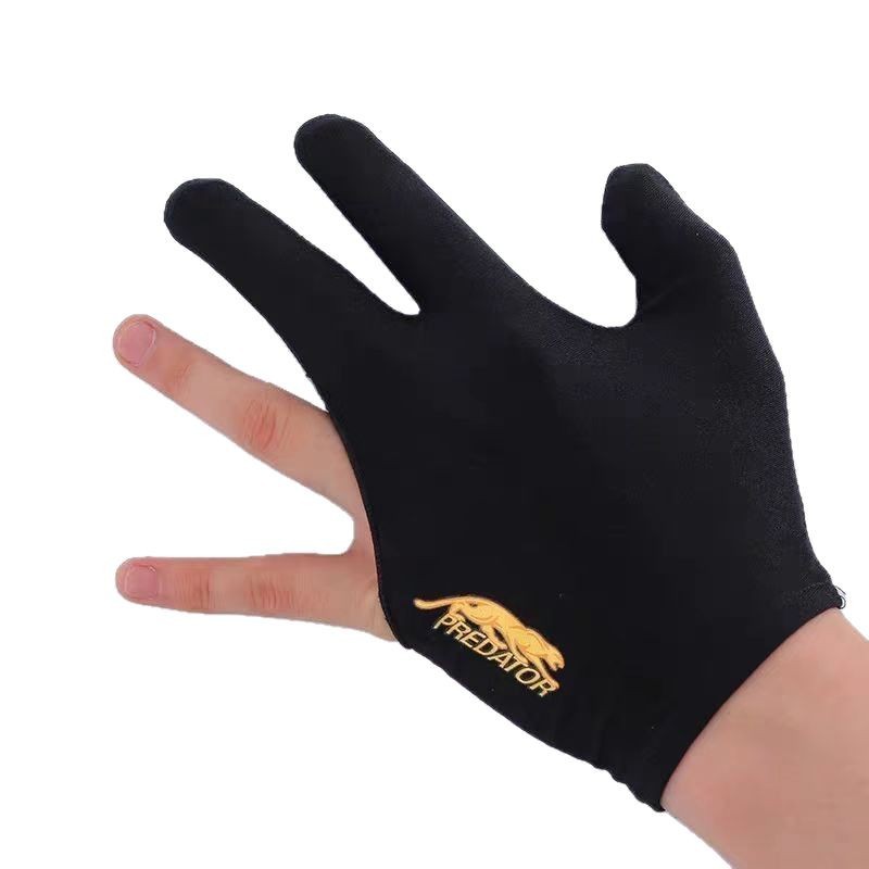 Billiards Gloves, Unisex Breathable Non-Slip Elastic Three-Finger Fingerless Billiards Gloves, Billiards Non-Slip Pole Gloves