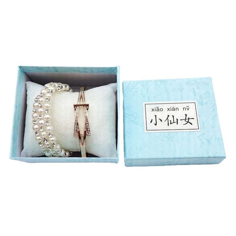 Manufacturer Wholesale Foreign Trade Watch Gift Box Korean Version Packaging Box Jewelry Fairy Gift Box Multi-Color Retro Watch Box