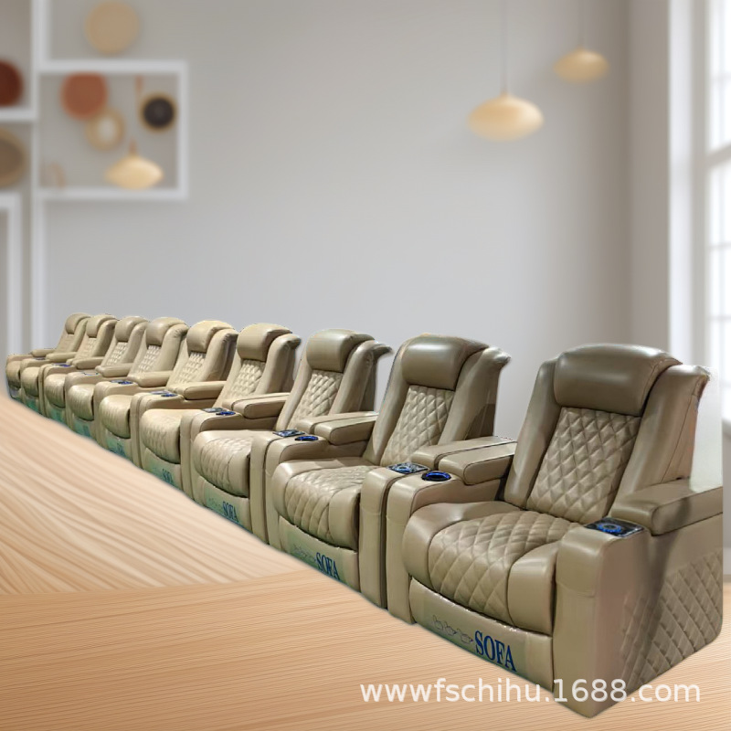 Красный тигр диван первого класса капсула домашнего кинотеатра электрический функциональный диван-кресло роскошный бизнес одноместное кресло