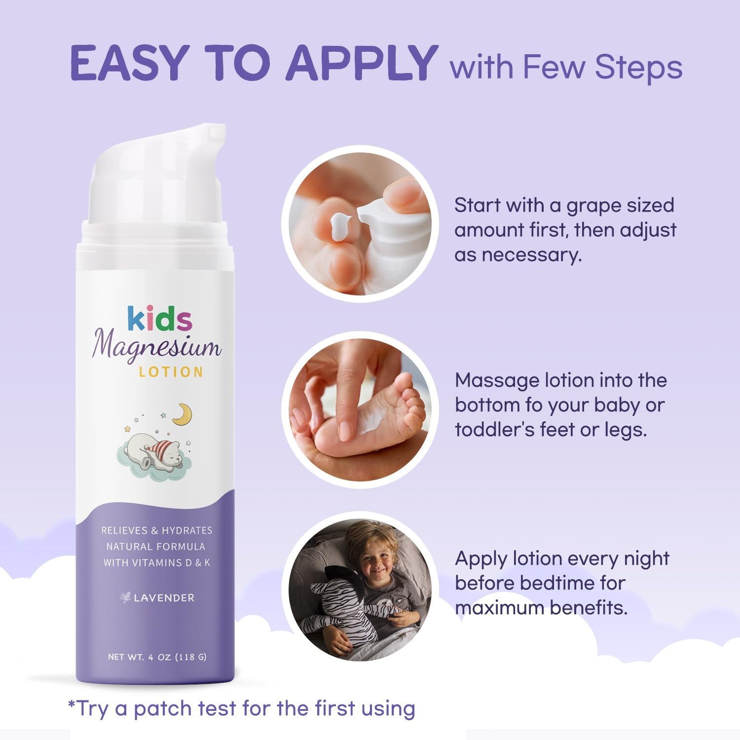 Cross-Border Oem Magnesium Lotion Moisturizing and Soothing Children's Sleep Mild Customized Magnesium Body Cream Oem Magnesium Lotion