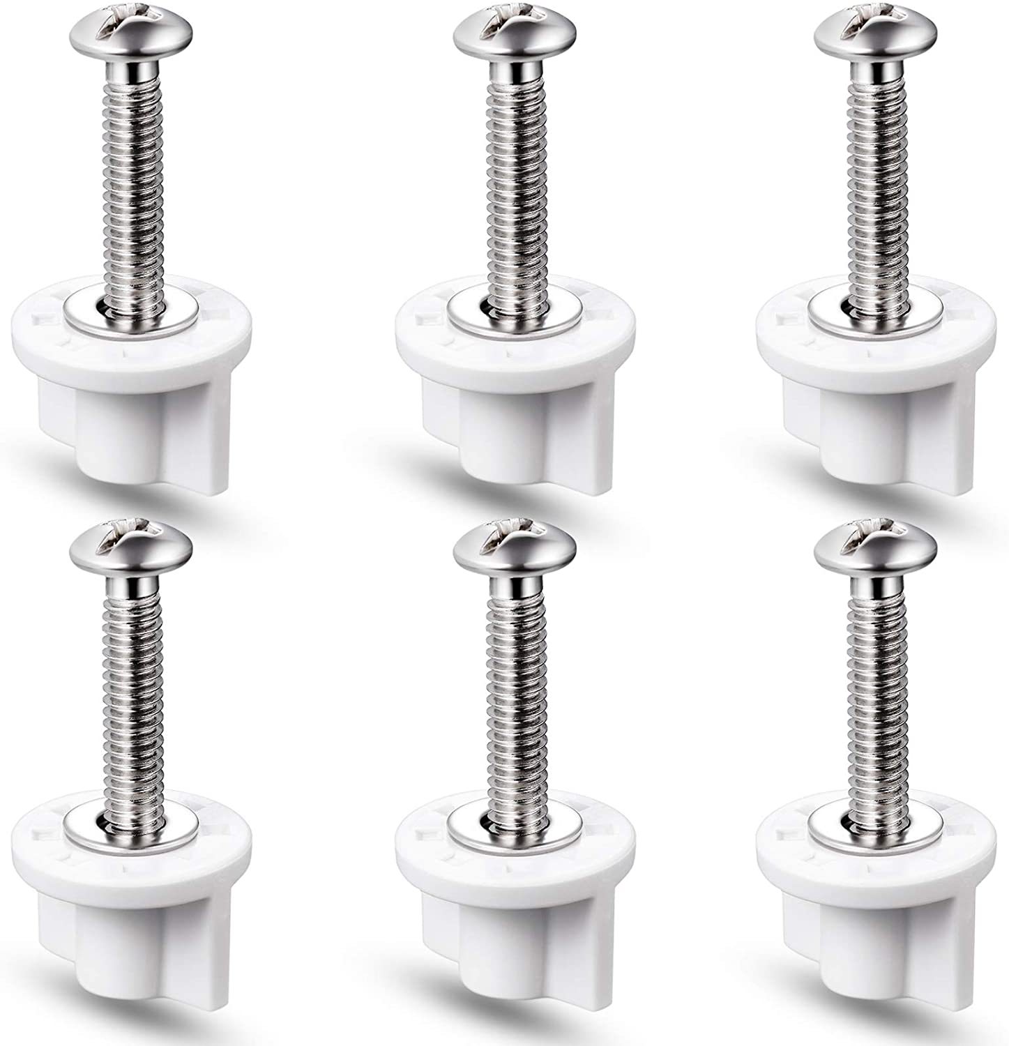 Hand screw toilet cover screw lower toilet seat fixing device top nut screw hinge bolt 304