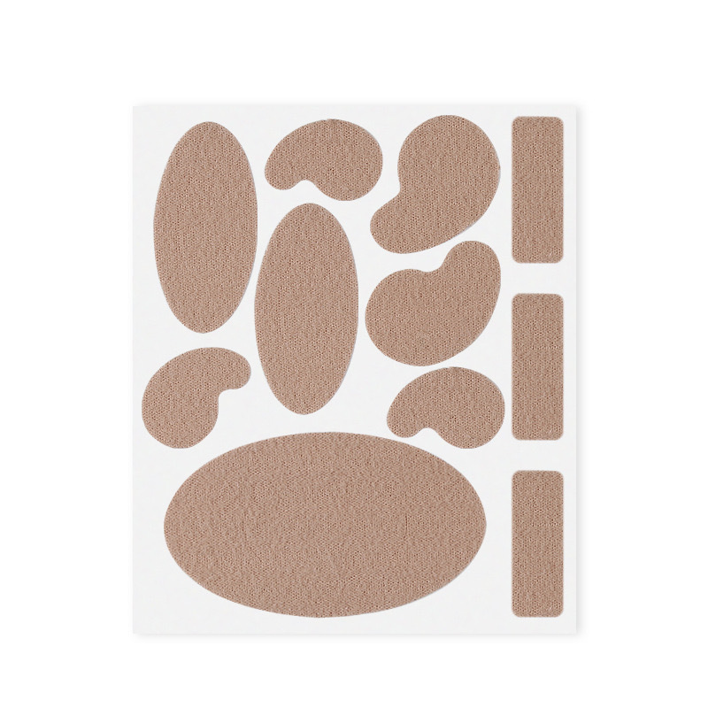 Велюровые наклейки на каблуки, оптовая продажа, 11 штук на упаковку