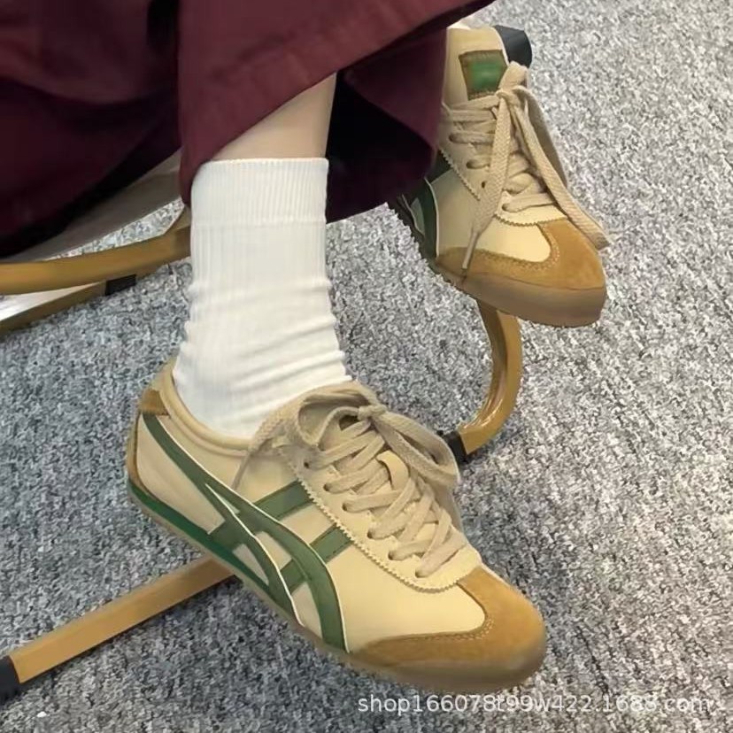 Pure Original Putian Classic Onitsuka Tiger Tiger Buzz Lightyear Black and White Retro Men's and Women's Dexun Shoes Slip-On Sneakers