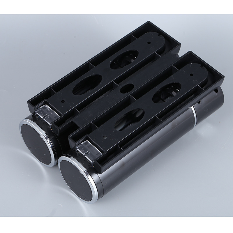 Manufacturer Wholesale Double-Cylinder Push-Type Soap Dispenser Household Kitchen and Bath Manual Soap Dispenser Hotel Bath Soap Dispenser Box