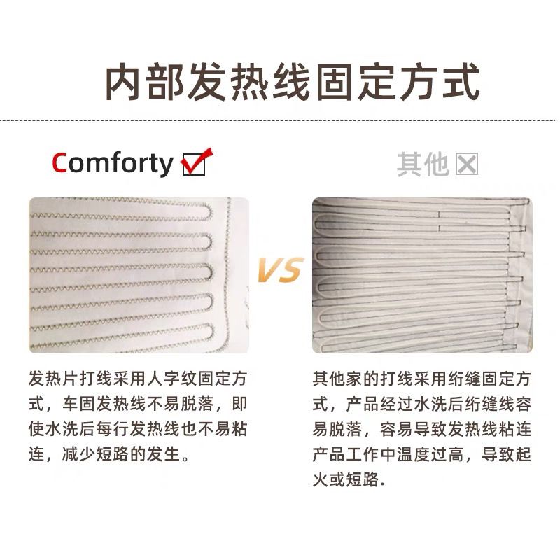 Cross-Border Household Far Infrared Hot Compress Physiotherapy Heating Pad Mini Electric Blanket for Body Warming Heating Blanket Multi-Purpose